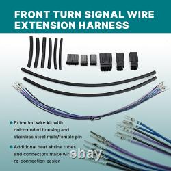 Touring Road King Street Glide 16 Bar Extended Cable Kit for 2014-2016 NO ABS