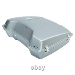 Trunk 5.5 Silver Harley Touring Road King/Street Glide 97-13