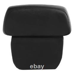 Trunk Black Latches Backrest Pad for Harley Road King Street Glide 2014 Later