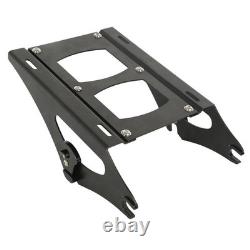 Trunk Black Latches Backrest Pad for Harley Road King Street Glide 2014 Later