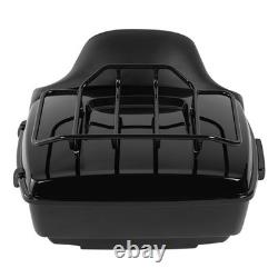 Trunk Luggage Rack Backrest Vivid Black for Road King Street Glide 14-25