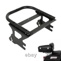 Trunk Mount Rack Backrest For 1997 2008 Harley Touring Road King Street Glide
