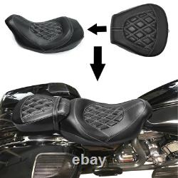 Two-Up Driver Passenger Seat For Harley Street Glide Road Glide Road King Models