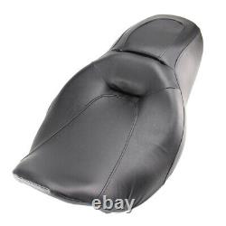 Two-Up Driver Passenger Seat For Harley Touring Street Glide Road King 2008-2021