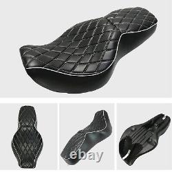 Two-Up Seat Driver & Rear Passenger For Harley Road King Street Glide 1997-2006