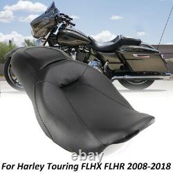 Two Up Seat Rider & Driver Passenger For Harley Street Glide Road King 2008-2019