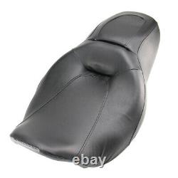 Two-Up Seat Rider & Driver Passenger For Harley Street Glide Road King 2008-2022