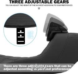 Two-Up Seat for 2009-2023 Harley Touring Road King Street Glide Electra Glide