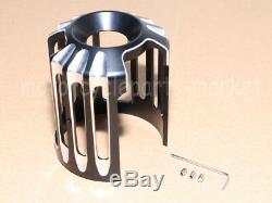 USA Aluminum Oil Filter Cover Cap Trim For Harley Touring Road Street Glide King