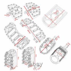 USA Foot Pegs Floorboards Shifter Pegs Levers For Harley Road King Street Glide