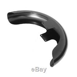 Unpainted Black Front Fender For Harley 21 Wheel Baggers Street Glide Road King