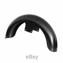 Unpainted Black Front Fender For Harley 21 Wheel Baggers Street Glide Road King