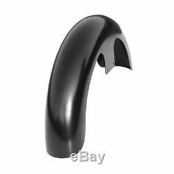 Unpainted Black Front Fender For Harley 21 Wheel Baggers Street Glide Road King