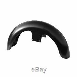 Unpainted Black Front Fender For Harley 21 Wheel Baggers Street Glide Road King