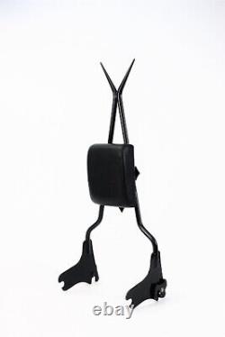 Used Tall Sissy Bar Backrest Pad 4 Harley Touring Road King Street Glide 97-08