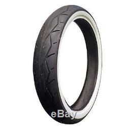 Vee Rubber 26 White Wall Front Tire 120/50-26 Harley Road King Street Glide Cvo