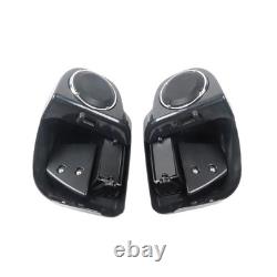 Vented Leg Lowers Vivid Black for Touring Road King Street Glide 2014-2023