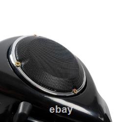 Vented Leg Lowers Vivid Black for Touring Road King Street Glide 2014-2023