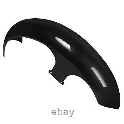 Vivid Black 26 Front Wheel Fender Fit For Harley Touring Street Glide Road King