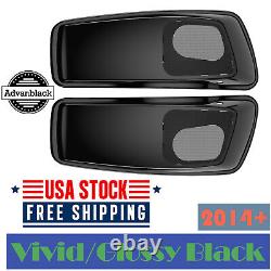 Vivid Black 6x9 Saddlebag Speaker Lids For Harley Street Road King Glide 2014+