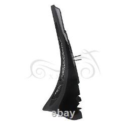 Vivid Black Chin Spoiler Scoop For Harley Touring Road Glide Street King 14-19