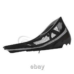 Vivid Black Chin Spoiler Scoop For Harley Touring Road Glide Street King 14-19