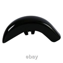Vivid Black Front Fender Fit For Harley Touring Road King Street Glide 1989-2013