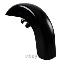 Vivid Black Front Fender Fit For Harley Touring Road King Street Glide 1989-2013
