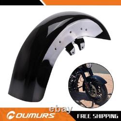Vivid Black Front Fender For Harley Touring Road King Street Glide 1989-2013