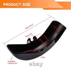 Vivid Black Front Fender For Harley Touring Road King Street Glide 1989-2013