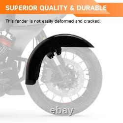 Vivid Black Front Fender For Harley Touring Road King Street Glide 1989-2013