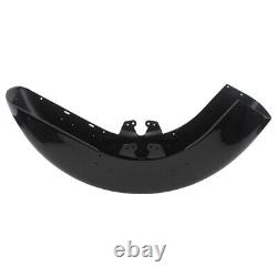 Vivid Black Front Fender For Harley Touring Street Glide Road King 2014-up USA