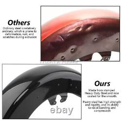 Vivid Black Front Fender For Harley Touring Street Glide Road King 2014-up USA