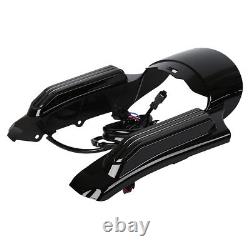 Vivid Black Rear Fender Fascia Fit For Harley Road King Street Glide 2014-2023