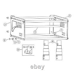 Wall Mount Storage Rack Fit For Harley Tour Pak Touring Street Road King Glide