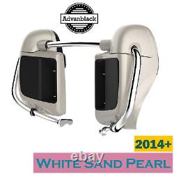 White Sand Pearl Lower Vented Fairings Fits Harley Street Road King Glide 2014+