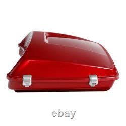 Wicked Red Razor Tour Luggage Trunk for Harley Road King Street Glide