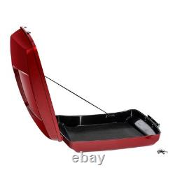 Wicked Red Razor Tour Luggage Trunk for Harley Road King Street Glide
