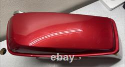 1 Sacoche Rouge Dur pour Touring Road King Street Glide