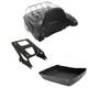 10.7 Coffre Avec Porte-bagages Sup&eacute;rieur Et Dossier Pour Road King, Street Glide, Road Glide 2014-2025