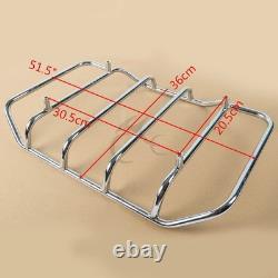 10.7 Coffre tronqué avec dossier à support de rack pour Road King Street Glide 2014-2025