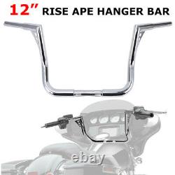 12 14 16 Rise Ape Guidon Pour Harley Touring Road King Electra Street Glide