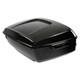 13.7 Coffre King Noir Avec Loquets Noirs Pour Touring Road King Street Glide 2014 Et Apr&egrave;s