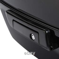 13.7 coffre King noir avec loquets noirs pour Touring Road King Street Glide 2014 et après