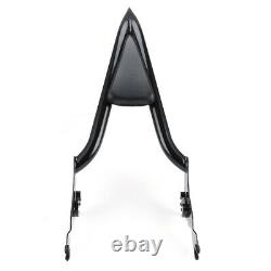 16inch Backrest Sissy Bar Pour Harley Cvo Road Glide Street Touring Road King 09+