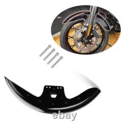 19 Garde-boue avant noir vif Wrap pour Harley Touring Road King Street Road Glide