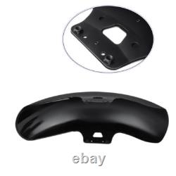 19 Garde-boue avant noir vif Wrap pour Harley Touring Road King Street Road Glide