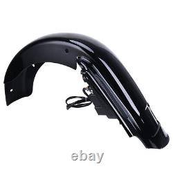 1993-2008 Système de garde-boue arrière CVO 2004 avec LED pour Harley Road King Street Glide