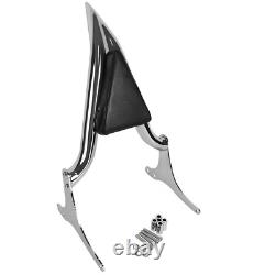 20 Barres de dossier Chrome Sissy pour Harley Touring Road King Street Glide 1997-2008