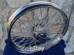 21x3.5 Kcint 60 Spoke Roue Avant 08 Et Jusqu'à Harley Bagger Road King Street Glide